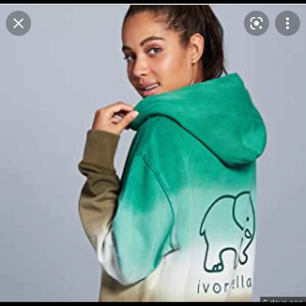 Ivory Ella oversized tie dye sweatshirt